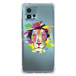 Motorola Moto G72 Stevig Bumper Hoesje Lion Color