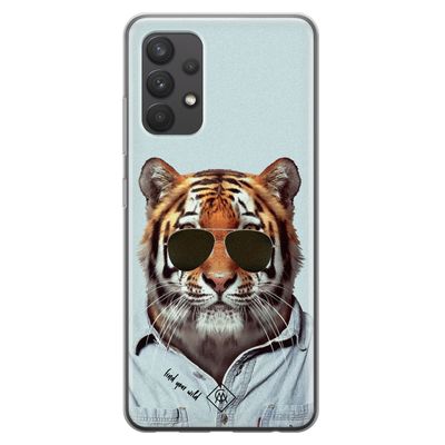 Samsung Galaxy A32 4G siliconen hoesje - Tijger wild
