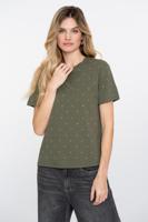 Geisha T-shirt Oil Stones 52562-47 T-shirt Korte Mouw 530 Green