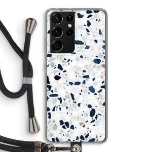 Terrazzo N°1: Samsung Galaxy S21 Ultra Transparant Hoesje met koord