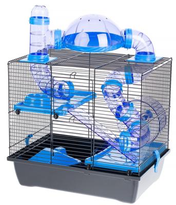 INTER-ZOO Rocky + Terrace blue - kooi voor een hamster