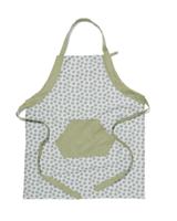 HEMA Keukenschort met stippen chambray katoen (groen)