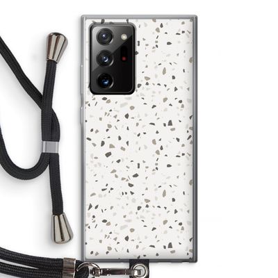 Terrazzo N°14: Samsung Galaxy Note 20 Ultra / Note 20 Ultra 5G Transparant Hoesje met koord