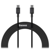 Baseus Superior Serie USB-C / USB-C Kabel - 100W, 2m - Zwart