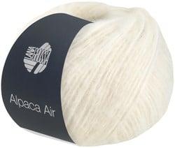 Lana Grossa Alpaca Air 001 Ruw Wit