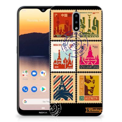 Nokia 2.3 | Silliconen Back Cover | Postzegels