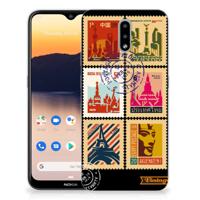 Nokia 2.3 | Silliconen Back Cover | Postzegels