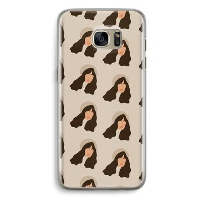 Bonjour mon amour: Samsung Galaxy S7 Edge Transparant Hoesje