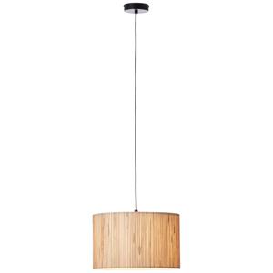 Brilliant Hanglamp Wimea 35cm zwart met zeegras 99428/09