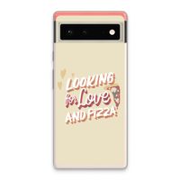 Pizza is the answer: Google Pixel 6 Transparant Hoesje