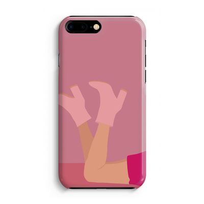 Pink boots: iPhone 8 Plus Volledig Geprint Hoesje