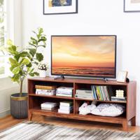 TV-Kast Houten TV-Standaard Televisietafel met Planken Sideboard Woonkamerkast Keukenkast 147 x 40 x 61 cm (Bruin)