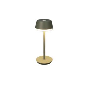 Konstsmide 7830-630 Lyon Tafellamp met accu 2.5 W Warmwit, RGB Groen-grijs