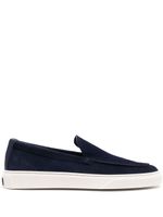 Woolrich chaussures bateau en daim - Bleu - thumbnail