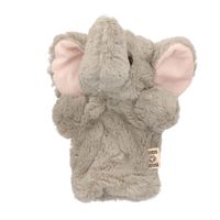 Olifant pluche handpop / knuffel 22 cm