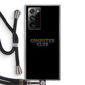 Retro: Samsung Galaxy Note 20 Ultra / Note 20 Ultra 5G Transparant Hoesje met koord