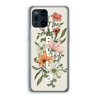 Hello bloemen: Oppo Find X3 Transparant Hoesje