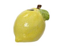 Vaas porselein l9,6b11,2h10 cm geel Decoris - Decoris