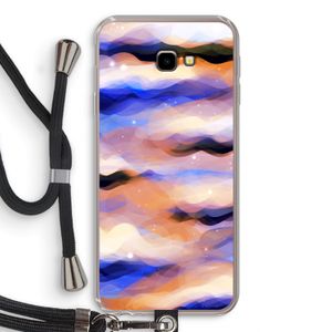 Donkere Wolken: Samsung Galaxy J4 Plus Transparant Hoesje met koord