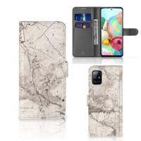 Samsung Galaxy A71 | Bookcase | Marmer Beige | Portemonnee hoesje