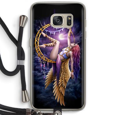 Aerial Angel: Samsung Galaxy S7 Transparant Hoesje met koord