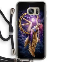 Aerial Angel: Samsung Galaxy S7 Transparant Hoesje met koord