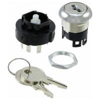 C & K Switches H201132F205NQ Switch lock H Series Sleutelschakelaar 125 V/AC, 125 V/DC 12 A 2x aan/aan 1 stuk(s)