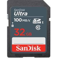 SanDisk Ultra 32GB SDHC Geheugenkaart SanDisk Ultra 32GB SDHC Geheugenkaart