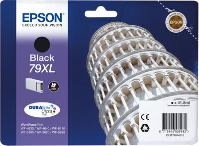 Epson inktcartridge 79XL, 2.600 pagina&apos;s, OEM C13T79014010, zwart