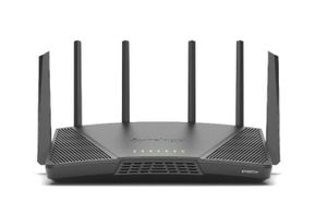 Synology RT6600ax Router WiFi6 1xWAN 3xGbE 1x2.5Gb draadloze router Tri-band (2.4 GHz / 5 GHz / 5 GHz) 4G Zwart