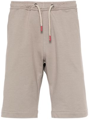 Kiton short de sport à taille mi-haute - Gris