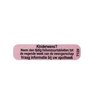 Sticker kinderwens