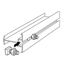6 stuks! Inox bout moer / boulon ecrous - 10 X - Royal well