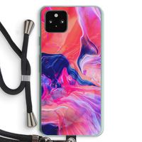 Earth And Ocean: Pixel 5a 5G Transparant Hoesje met koord