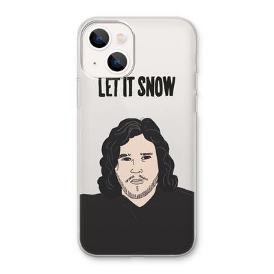 Let It Snow: iPhone 13 Transparant Hoesje
