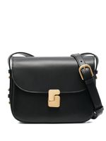 Soeur sac porté épaule en cuir - Noir