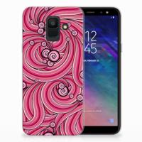 Samsung Galaxy A6 (2018) | Hoesje maken | Swirl Pink