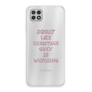 Christian Grey: Samsung Galaxy A22 4G Transparant Hoesje