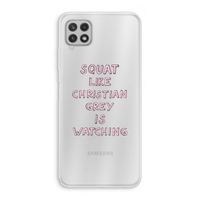 Christian Grey: Samsung Galaxy A22 4G Transparant Hoesje