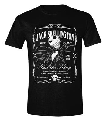 Disney The Nightmare Before Christmas T-Shirt Jack Skellington Label Size S