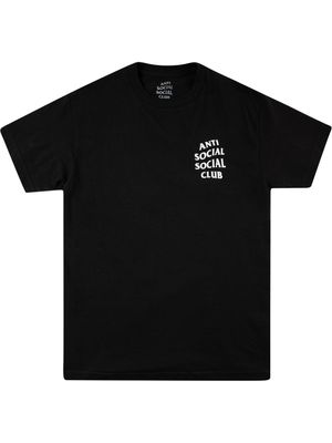 Anti Social Social Club t-shirt à imprimé Kkoch - Noir