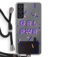 GRL PWR: Samsung Galaxy S21 FE Transparant Hoesje met koord