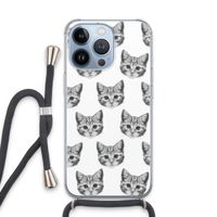 Kitten: iPhone 13 Pro Transparant Hoesje met koord Kitten: iPhone 13 Pro Transparant Hoesje met koord