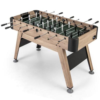138 cm Tafelvoetbaltafel Arcade Voetbaltafel 2 Ballen 26 Spelers 2 Score Markers Verstelbare Poten voor Kinderen en Volwassenen