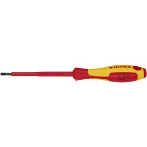 Knipex VDE VDE Platte schroevendraaier Kopbreedte: 4 mm Koplengte: 100 mm DIN EN 60900