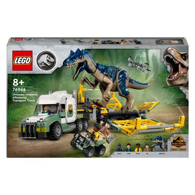 LEGO jurassic world 76966 dinosaurusmissies: allosaurus transporttruck