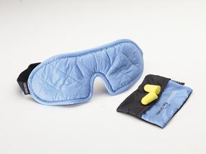 Cocoon Oogmasker de Luxe - Light Blue/Grey