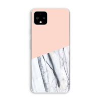 A touch of peach: Pixel 4 XL Transparant Hoesje
