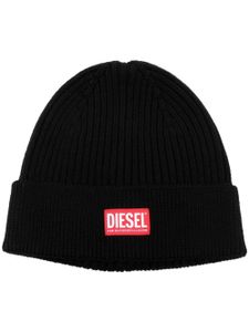 Diesel bonnet K-Coder-G 2x2 à design nervuré - Noir