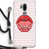 Yolo Denise: LG G7 Thinq Transparant Hoesje met koord